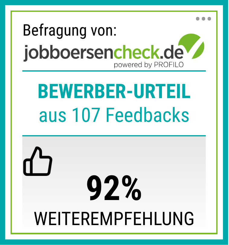 Weiterempfehlungen von Bewerbern