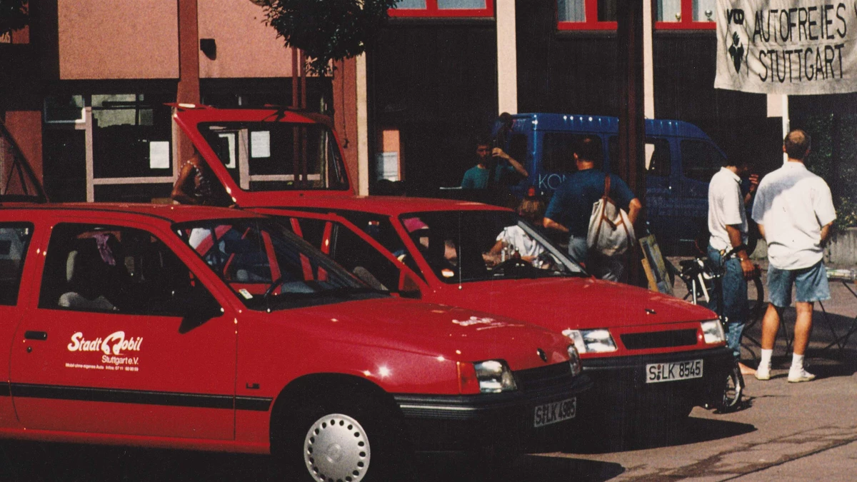 1992 startete stadtmobil mit zwei Autos