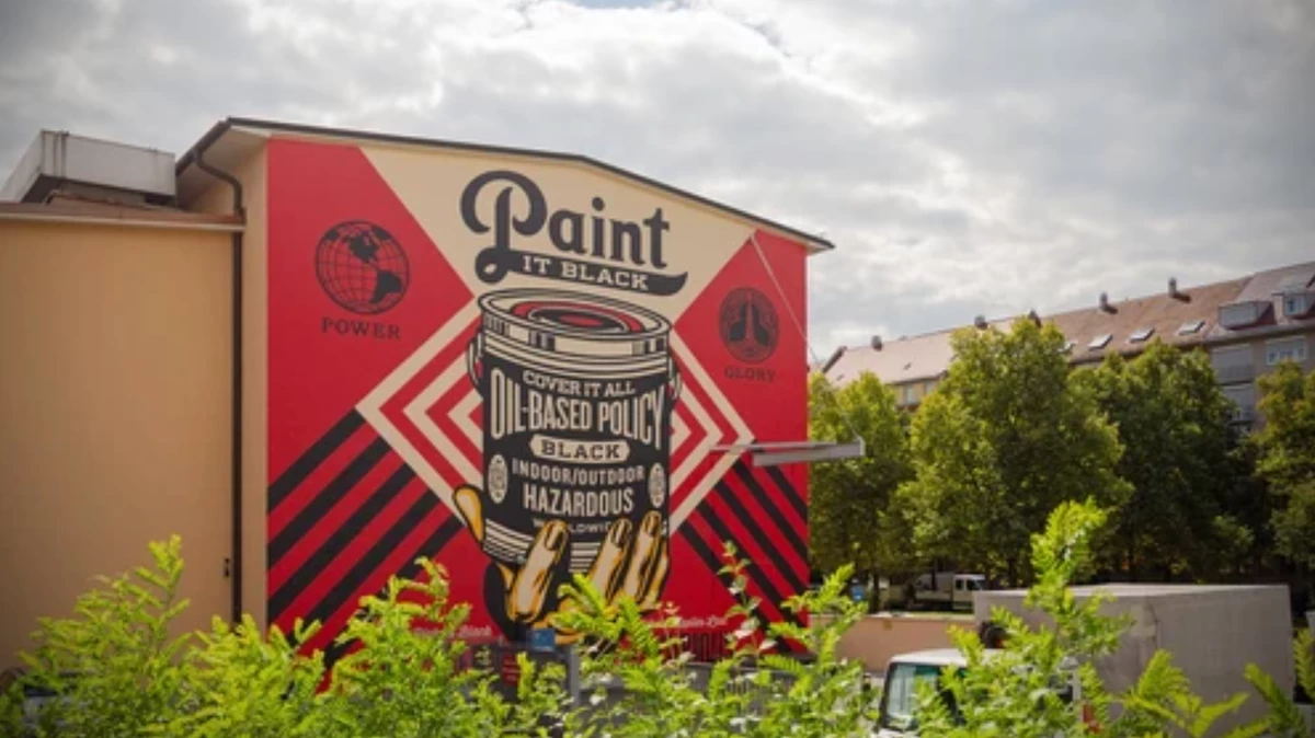 Positive-Propaganda x Shepard Fairey Mural Munich